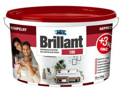 Brillant 100 bílý 15 + 3 kg (18 kg) - omyvatelná interiérová barva