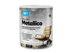 HET Brillant Metallico | Dekorativní barva s metalickým efektem | více odstínů k výběru
