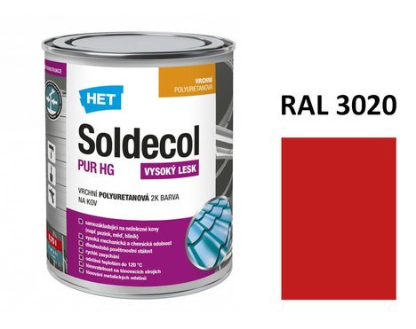 Soldecol PUR HG  0,75 L RAL 3020,