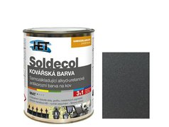 HET Soldecol Kovářská Barva  0,75 L  kovově šedá 1999 (antracitový sériový odstín)