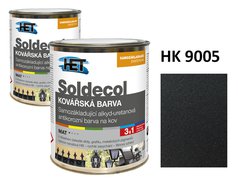 HET Soldecol Kovářská Barva  0,75 L | HK 9005 černá