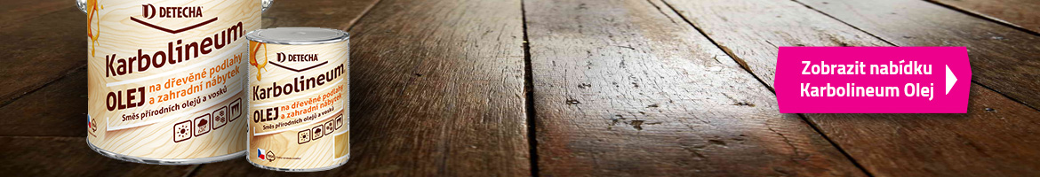 Detecha Karbolineum Olej | na dřevěné podlahy a nábytek