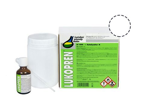 LUKOPREN N 1000 kartonová sada | silikonový polymer 0,8 kg + katalyzátor 30 g + pipeta