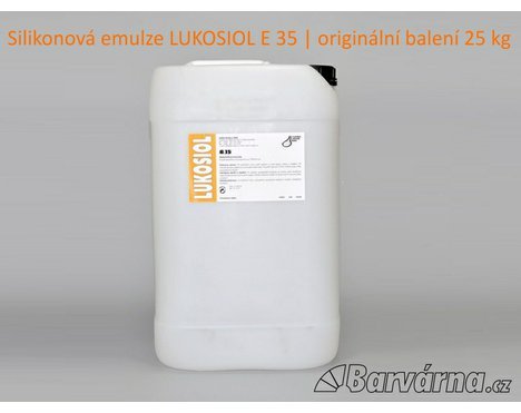 LUKOSIOL E 35  silikonová emulze  (25 kg kanystr)