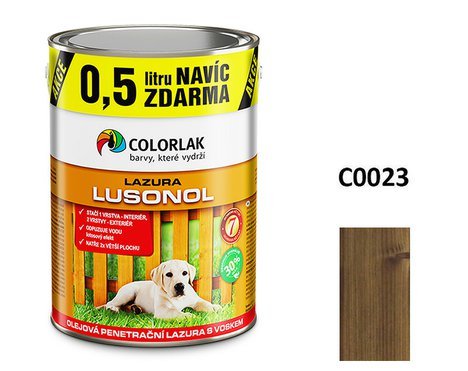 LUSONOL S 1023 teak 0023 / 2,5 L + 0,5 L