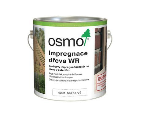 OSMO 4001 Impregnace dřeva WR, bezbarvý 2,5 L