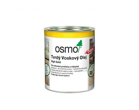 OSMO 3011 Tvrdý voskový olej, bezbarvý lesklý, 0,375 L