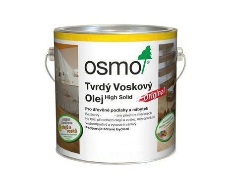 OSMO 3062 Tvrdý voskový olej, bezbarvý matný, 2,5 L