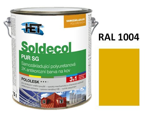 Soldecol PUR SG  2,5 L RAL 1004