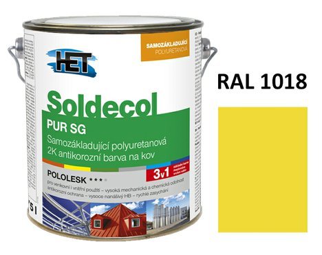 Soldecol PUR SG  2,5 L RAL 1018