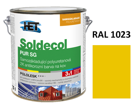 Soldecol PUR SG  2,5 L RAL 1023