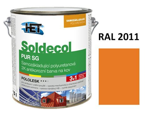 Soldecol PUR SG  2,5 L RAL 2011
