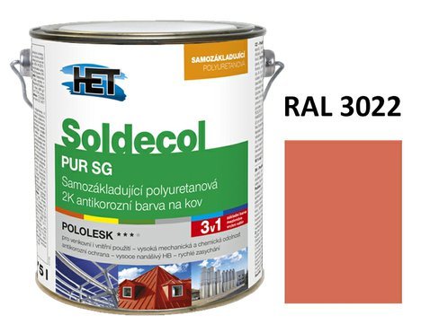 Soldecol PUR SG  2,5 L RAL 3022