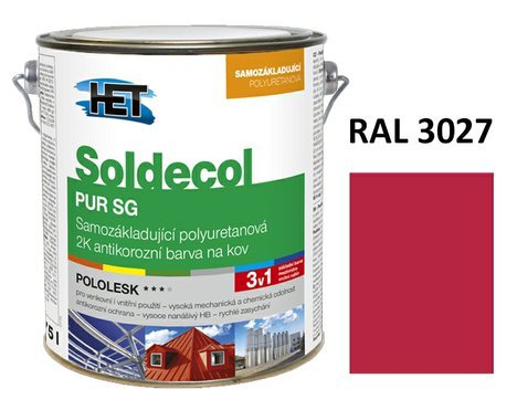 Soldecol PUR SG  2,5 L RAL 3027