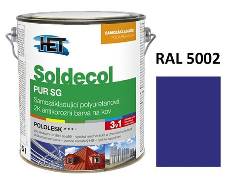 Soldecol PUR SG  2,5 L RAL 5002