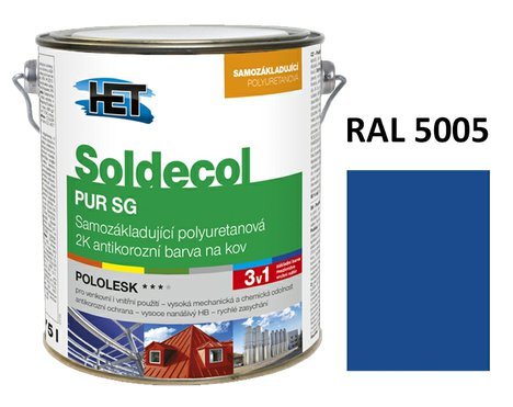 Soldecol PUR SG  2,5 L RAL 5005