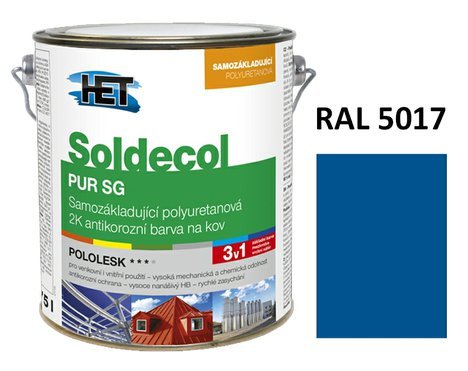 Soldecol PUR SG  2,5 L RAL 5017
