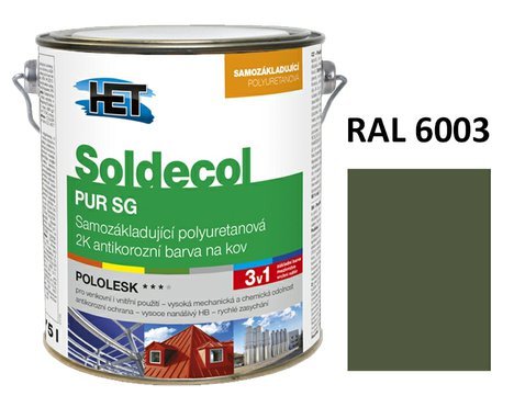 Soldecol PUR SG  2,5 L RAL 6003
