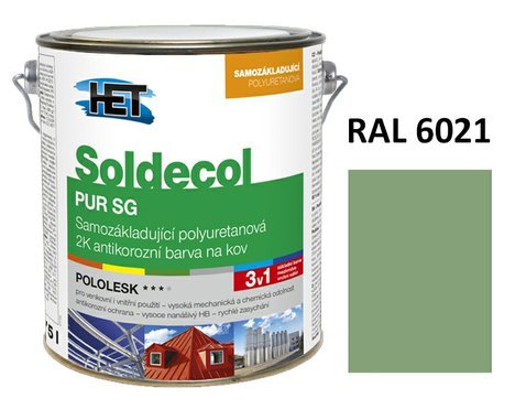 Soldecol PUR SG  2,5 L RAL 6021