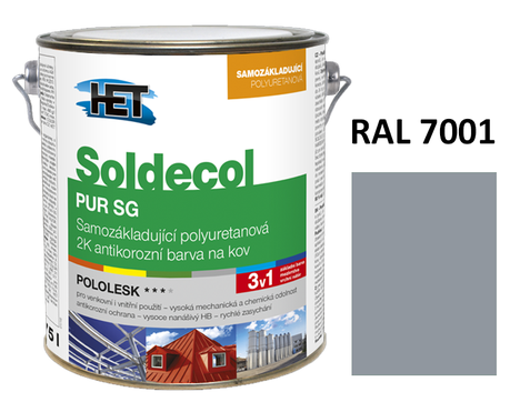 Soldecol PUR SG  2,5 L RAL 7001