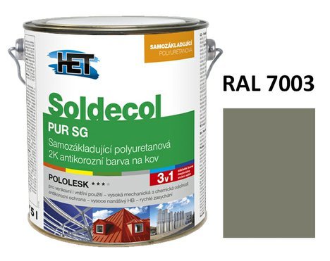 Soldecol PUR SG  2,5 L RAL 7003
