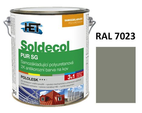Soldecol PUR SG  2,5 L RAL 7023