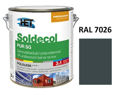 Soldecol PUR SG  2,5 L RAL 7026