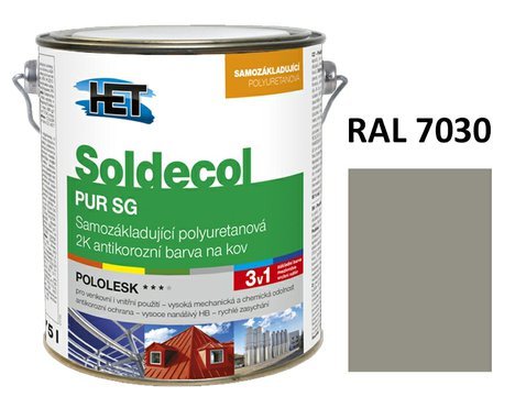 Soldecol PUR SG  2,5 L RAL 7030