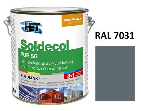 Soldecol PUR SG  2,5 L RAL 7031