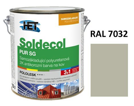 Soldecol PUR SG  2,5 L RAL 7032