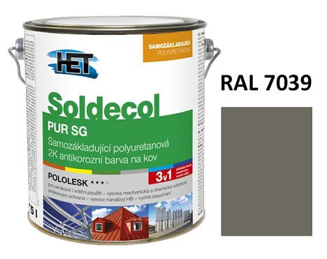 Soldecol PUR SG  2,5 L RAL 7039