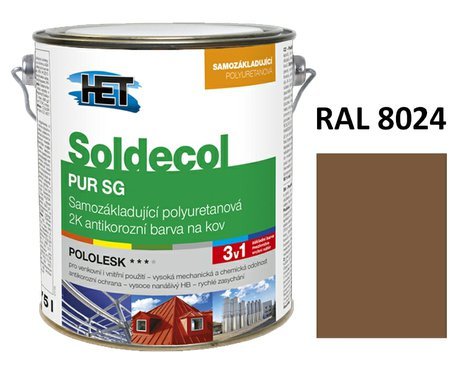 Soldecol PUR SG  2,5 L RAL 8024