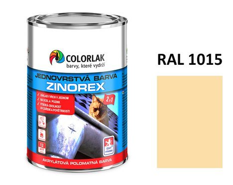 ZINOREX S 2211 béžová  RAL 1015 3,5 L