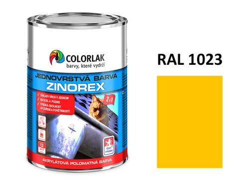 ZINOREX S 2211 žlutá  RAL 1023 3,5 L