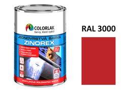 ZINOREX S 2211 červená  RAL 3000 3,5 L