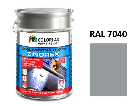 ZINOREX S 2211 šedá RAL 7040  9 L