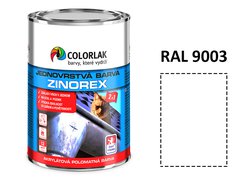 ZINOREX S 2211 RAL 9003 bílá signální 3,5 L ZINOREX S 2211 RAL 9003 bílá signální 3,5 L