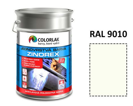 ZINOREX S 2211 bílá  RAL 9010 9 L