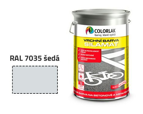 SILAMAT S 2819 / šedá sv. / RAL 7035 / 3,5 L (cca 5 kg)