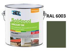 Soldecol UNICOAT SM 2,5 L RAL 6003 (odpovídá ČSN 5450 - Khaki kamuflážní barva)