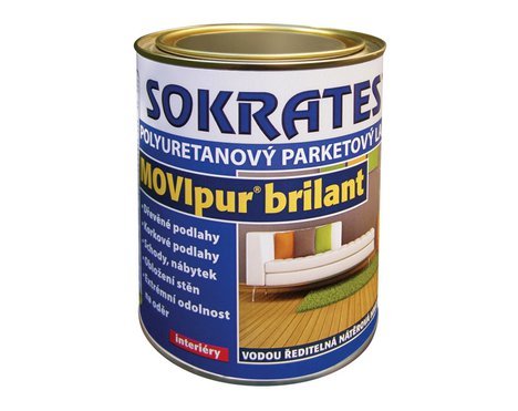 SOKRATES MOVIpur brilant POLOMAT 0,6 kg (vodouředitelný polyuretanový parketový lak)