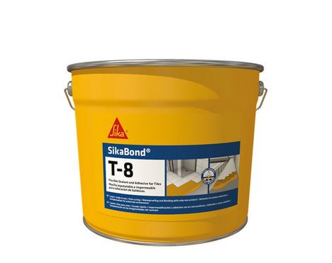 SikaBond® T-8 | Pružné hydroizolační lepidlo na dlažbu | 6,7 kg