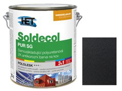 HET Soldecol PUR Kovářská Barva 2,1 L | SKB/HK 9005 černá