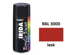 Sprej RAL 3000 400 ml - IRIDA BODY akrylát červený