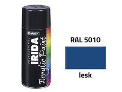 Sprej RAL 5010 400 ml - IRIDA BODY akrylát modrá
