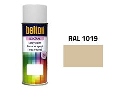BELTON sprej 400 ml RAL 1019 | pololesklá nitrokombinační barva ve spreji