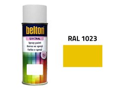BELTON sprej 400 ml RAL 1023 | pololesklá nitrokombinační barva ve spreji