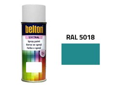 BELTON sprej 400 ml RAL 5018 | pololesklá nitrokombinační barva ve spreji