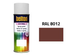 BELTON sprej 400 ml RAL 8012 | pololesklá nitrokombinační barva ve spreji