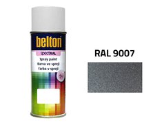 BELTON sprej 400 ml RAL 9007 | pololesklá nitrokombinační barva ve spreji